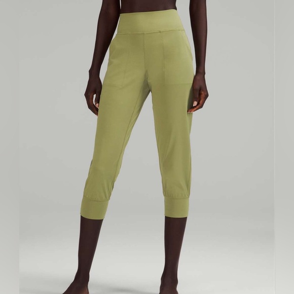 Lululemon Align High-Rise Cropped Jogger Bronze Green (Size 10) - Picture 3 of 7